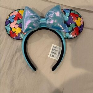 Disney Multicolor Mickey Mouse Ears Headband